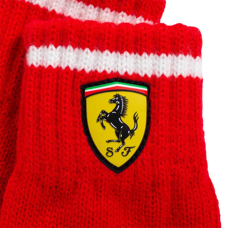 Rot OS Branded London Scuderia Ferrari Herren-Strickhandschuhe 