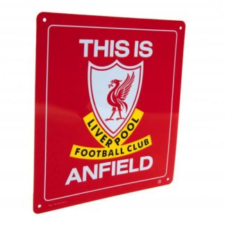 Liverpool FC Blechschild "Anfield"