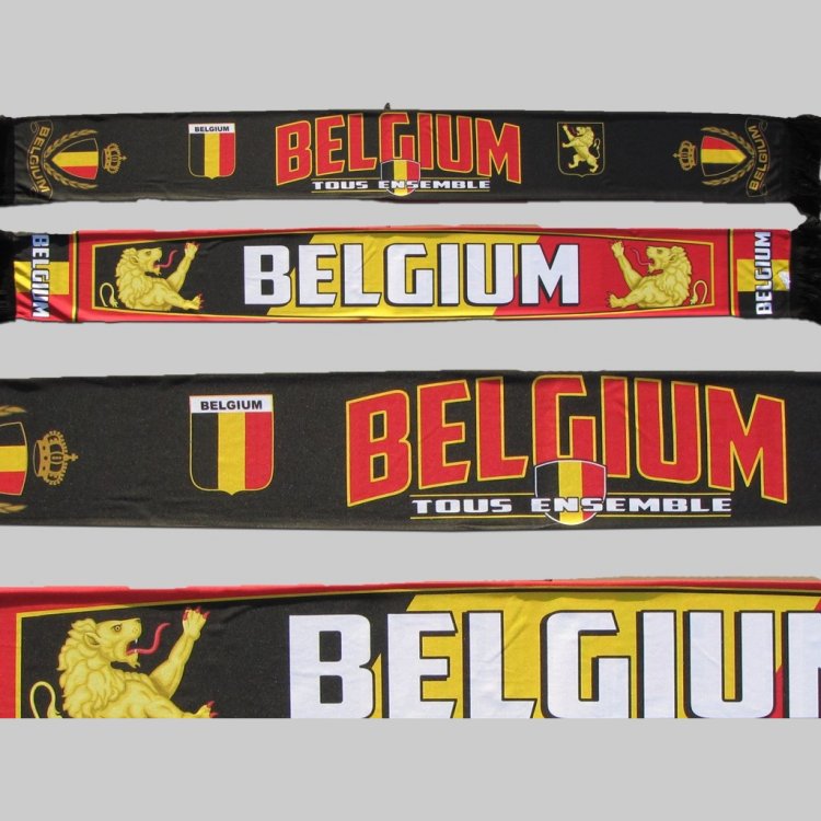 Belgien Fanschal "Seide"