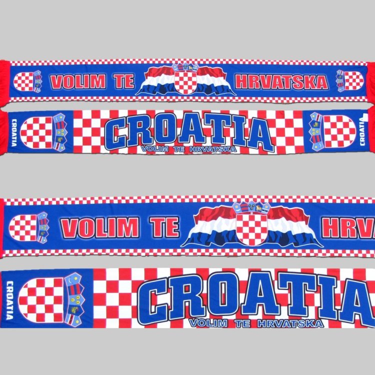 Kroatien Fanschal Seide 1