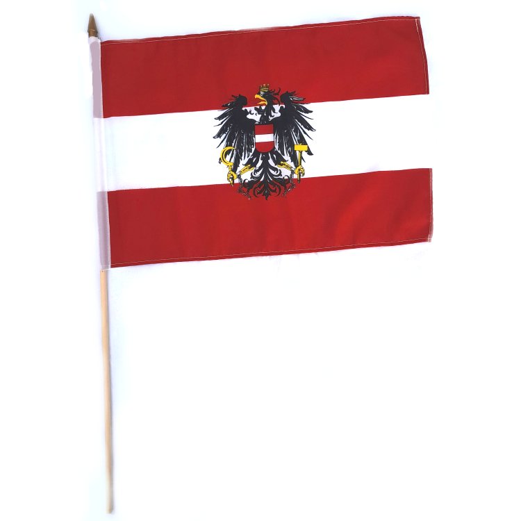 Fahne Österreich Adler 30x45cm