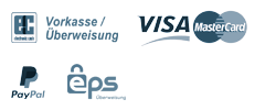 Logos von Zahlungsarten